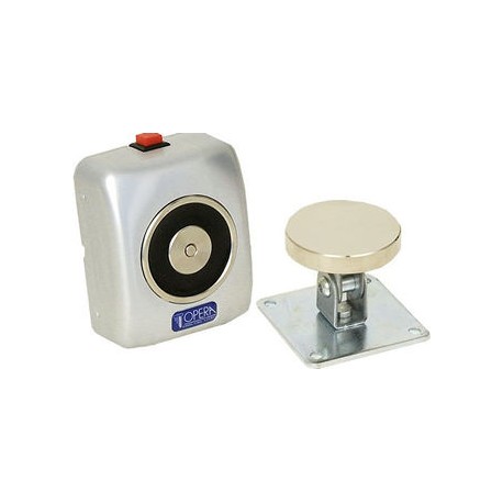 ELETTROMAGNETE BLOCCA PORTA A PARETE 50 KG. 24 VCC 50 mA