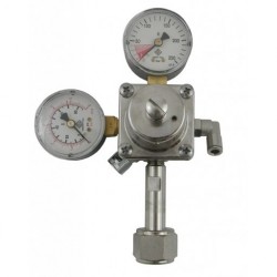 Riduttore di pressione Co2 ODL doppio manometro professionale