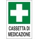 CARTELLO ALLUMINIO CASSETTA DI MEDICAZIONE MIS. 300x200