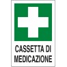 CARTELLO ALLUMINIO CASSETTA DI MEDICAZIONE MIS. 300x200